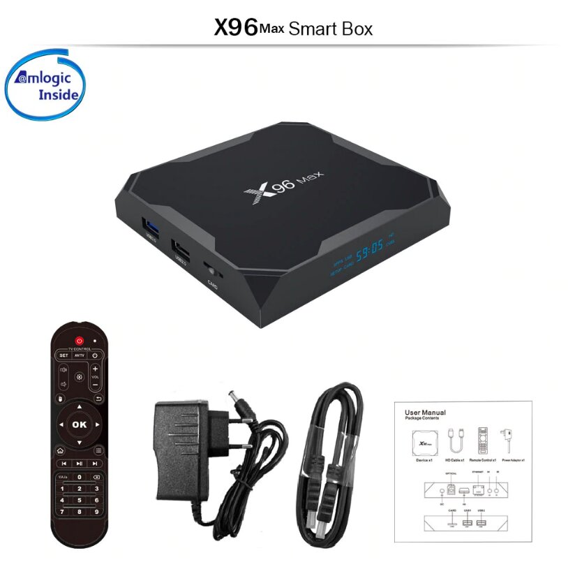 Смарт ТВ (Smart TV) приставка X96 MAX 2Gb / 16Gb  (5)