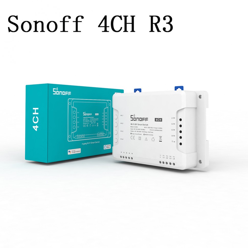 WiFi-Реле Sonoff 4CH R3