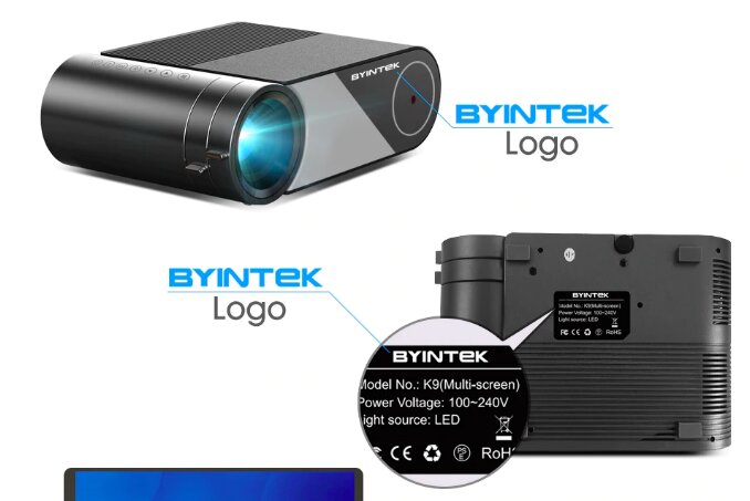 Проектор BYINTEK SKY K9 Multiscreen  (14)