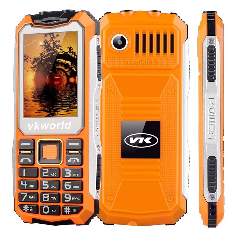 Телефон Vkworld V3S Оранжевый (2)