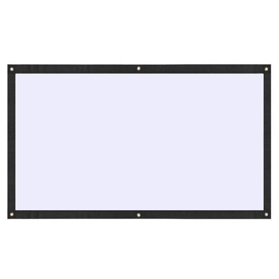 Экран для проектора 100" 4:3 203*152 см натяжной тканевый