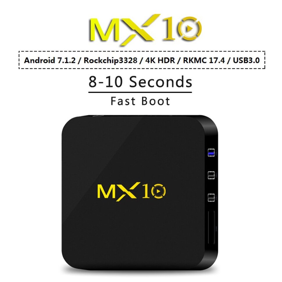 Smart тв приставка MX10 4Gb / 32Gb  (5)