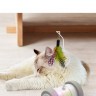 Интерактивная игрушка-каталка для кошек с подсветкой