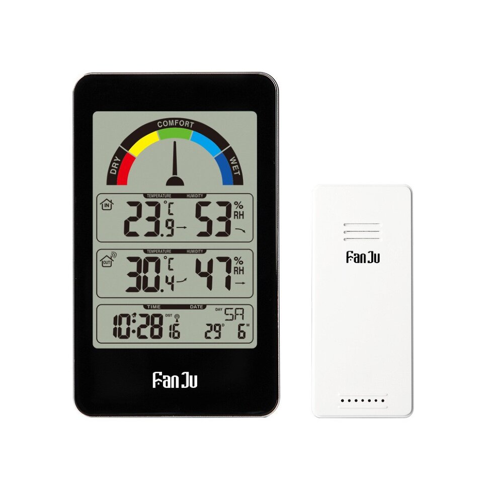 Цифровой термометр-гигрометр FanJu с выносным датчиком