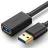 Кабель-удлинитель uGreen USB 3.0 A(m) - USB 3.0 A(f), 3м  (1)