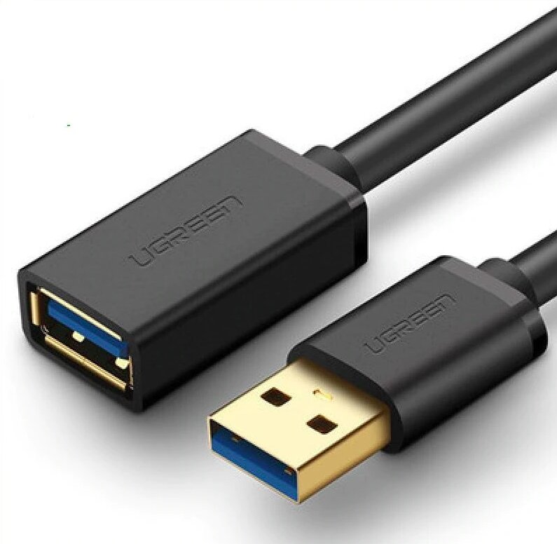 Кабель-удлинитель uGreen USB 3.0 A(m) - USB 3.0 A(f), 3м