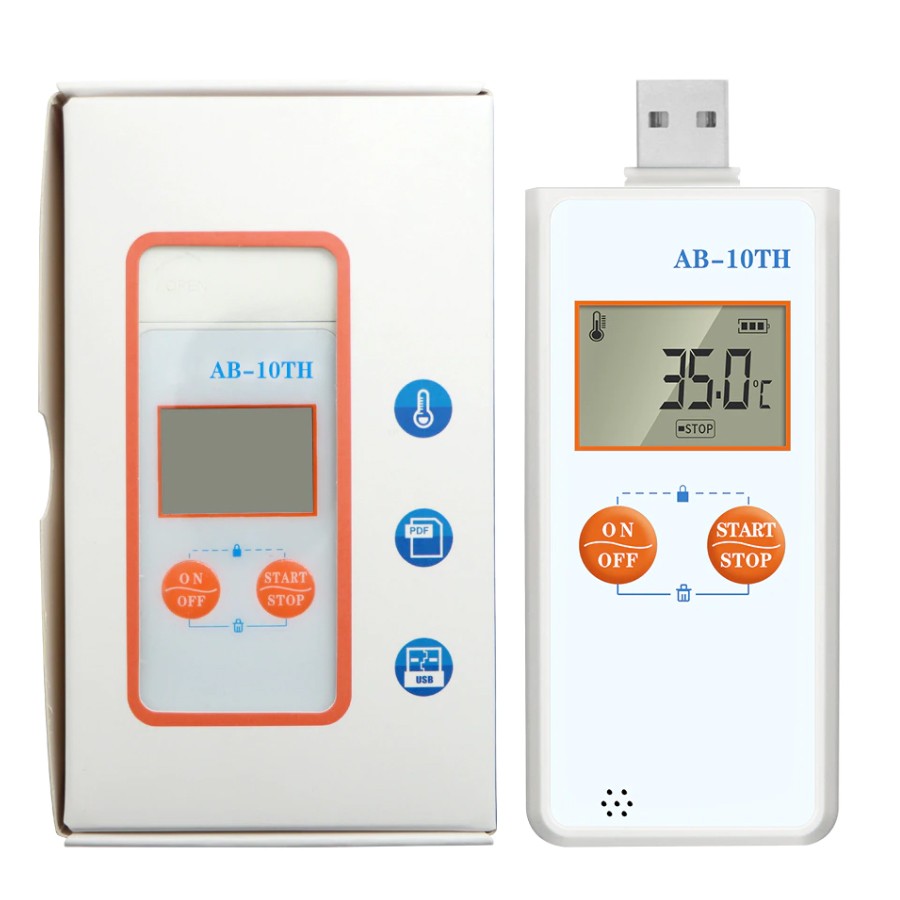 USB регистратор данных влажности и температуры AB-10TH