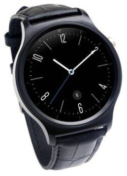 Умные часы Ulefone GW01 ремешок кожаный Черный (1)