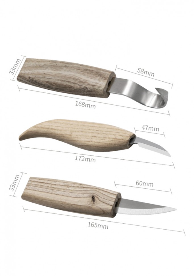 Набор ножей для резьбы по дереву