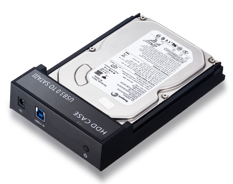 Корпус для жесткого диска /HDD case/ USB3.0 - SATAIII (поддержка 2,5/3,5" до 8ТБ)
