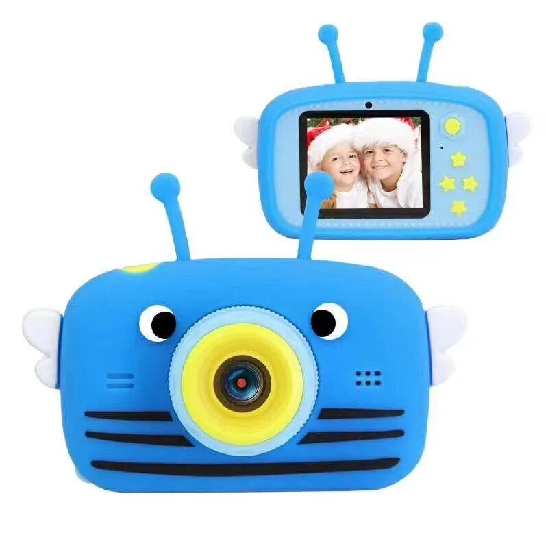 Детский фотоаппарат X9 "Пчелка" Голубой (1)