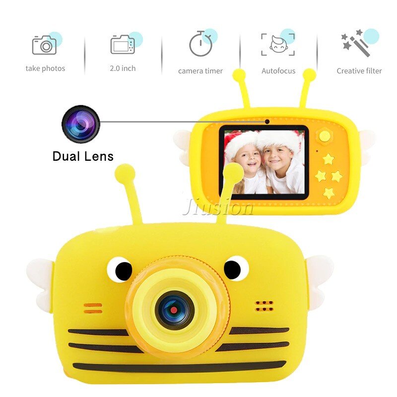 Детский фотоаппарат X9 "Пчелка" Желтый (1)