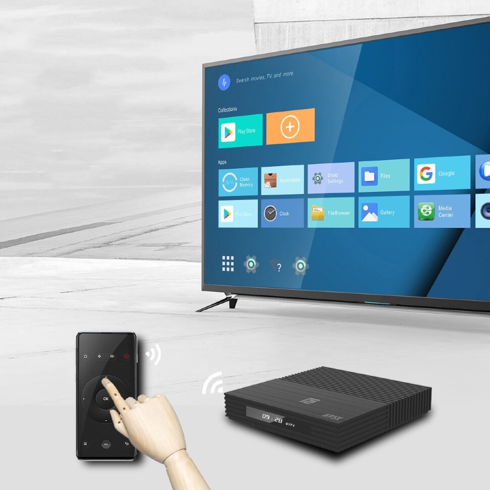Smart TV приставка A95X F2 4Gb + 64Gb Wi-Fi 2.4G/5G  (10)