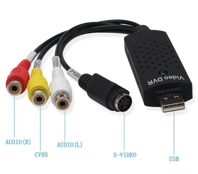 Устройство видеозахвата Video Capture DVR USB Черный (4)