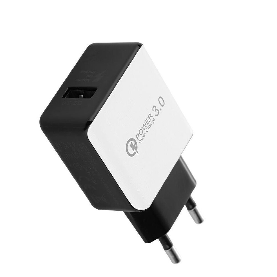 Сетевой адаптер Qualcomm QC 3.0 на 1 порт USB  (2)