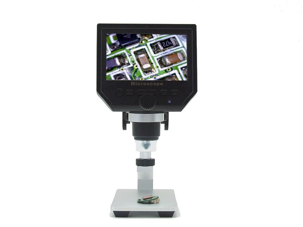 Портативный цифровой USB-микроскоп 600х с монитором  (3)
