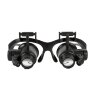 Ювелирные очки - лупа (10 - 15 - 20 - 25 Х) с подсветкой  (1)