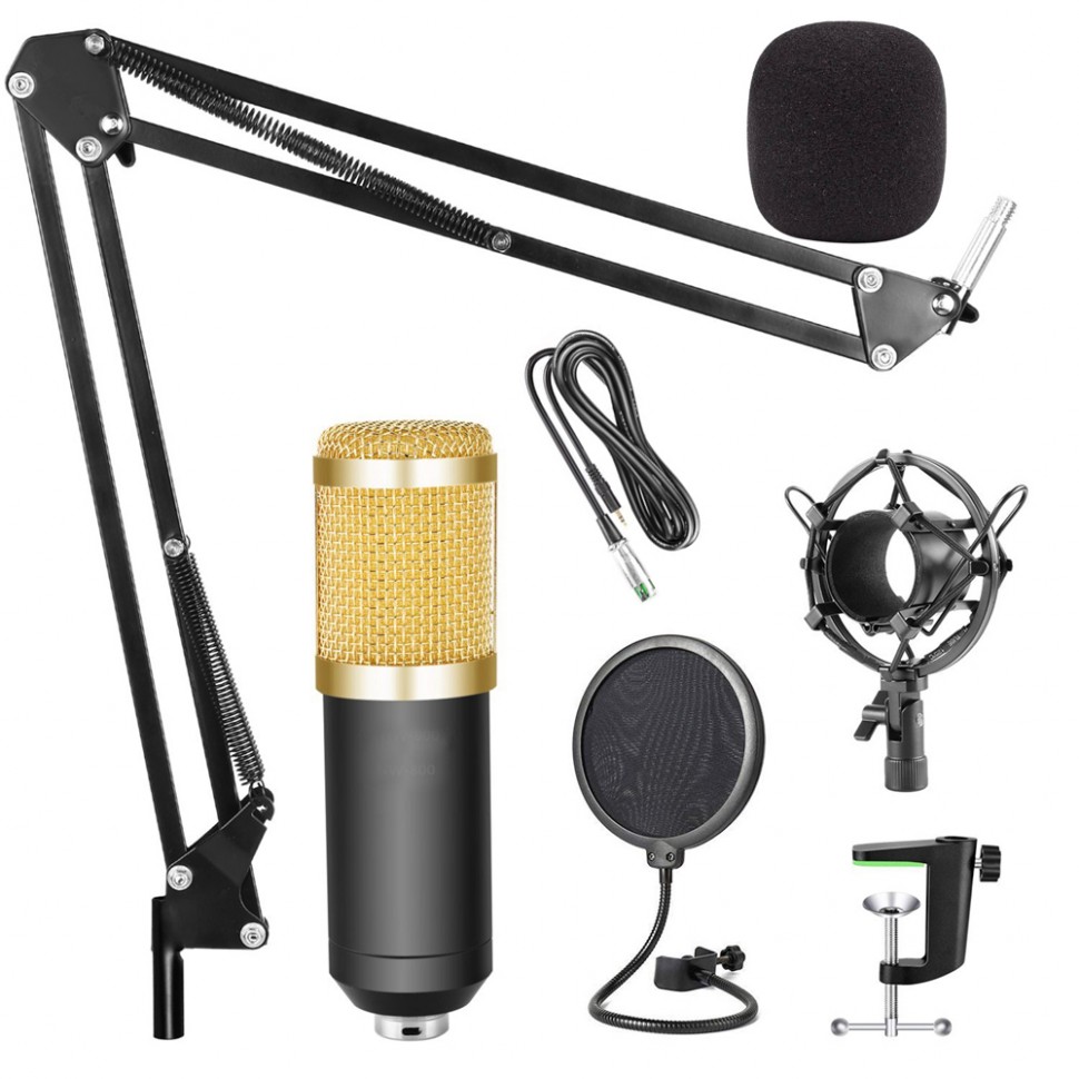 Конденсаторный студийный микрофон BM 800 с подставкой