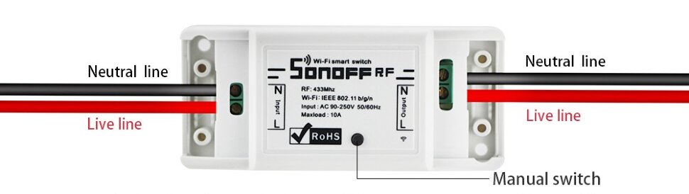 WiFi-Реле Sonoff RF  (7)