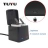Зарядное устройство TUYU с 2-мя АКБ для экшн-камер  (2)