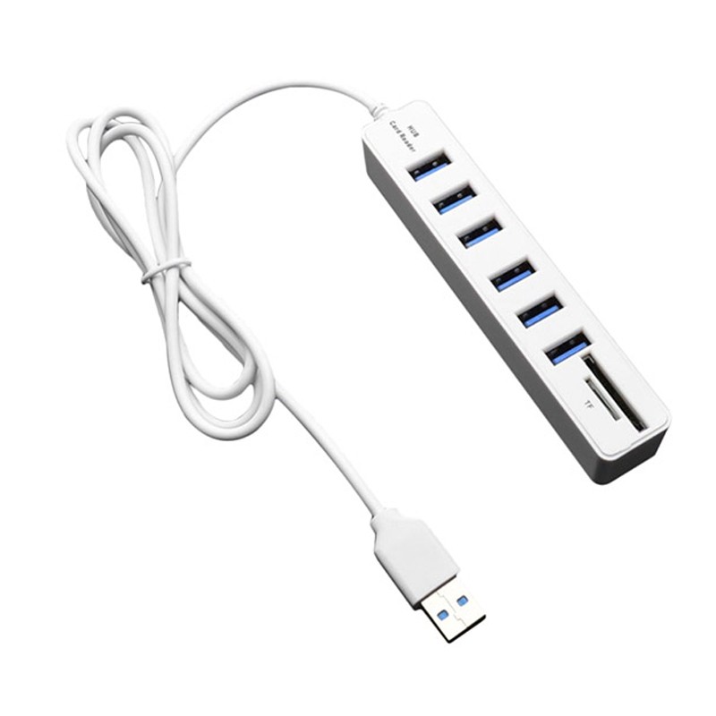 Многофункциональный концентратор USB2.0/3.1 x 6 + CardReader