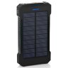 Power Bank с солнечной батареей (внешний аккумулятор) Черный (1)