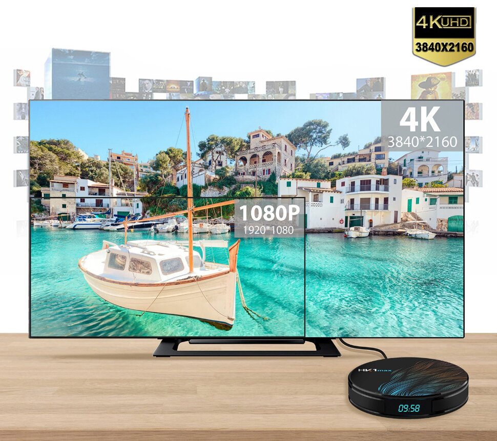 Smart TV приставка Vontar HK1 MAX 4Gb + 64Gb  (2)