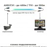 Пассивный приемопередатчик AHD CVI TVI 1080 P сигнала по витой паре, комплект 3 пары ( 4890 х 3 шт )