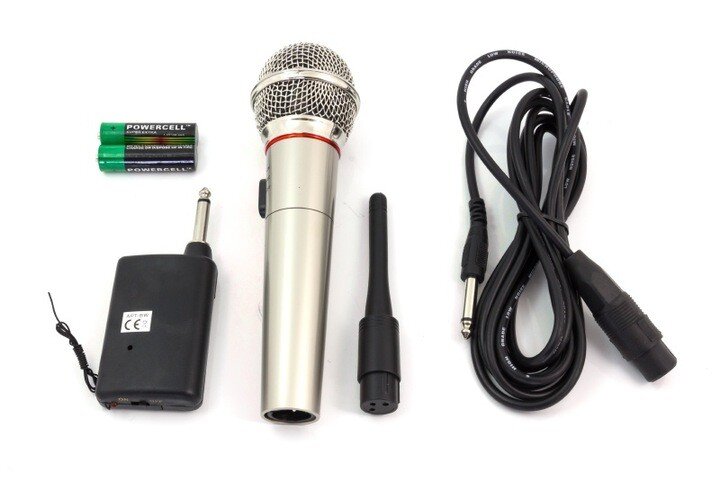 Беспроводной / проводной микрофон динамический D-620  (5)