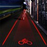 Велосипедный светодиодный стоп-сигнал с проекцией