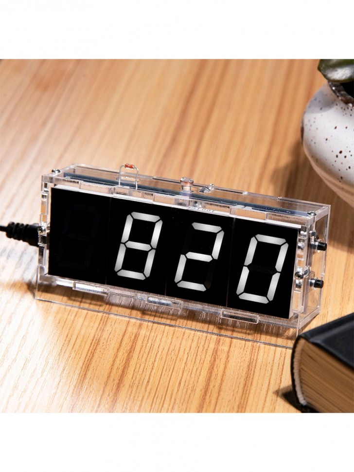 DYI Набор для пайки Электронные часы будильник термометр