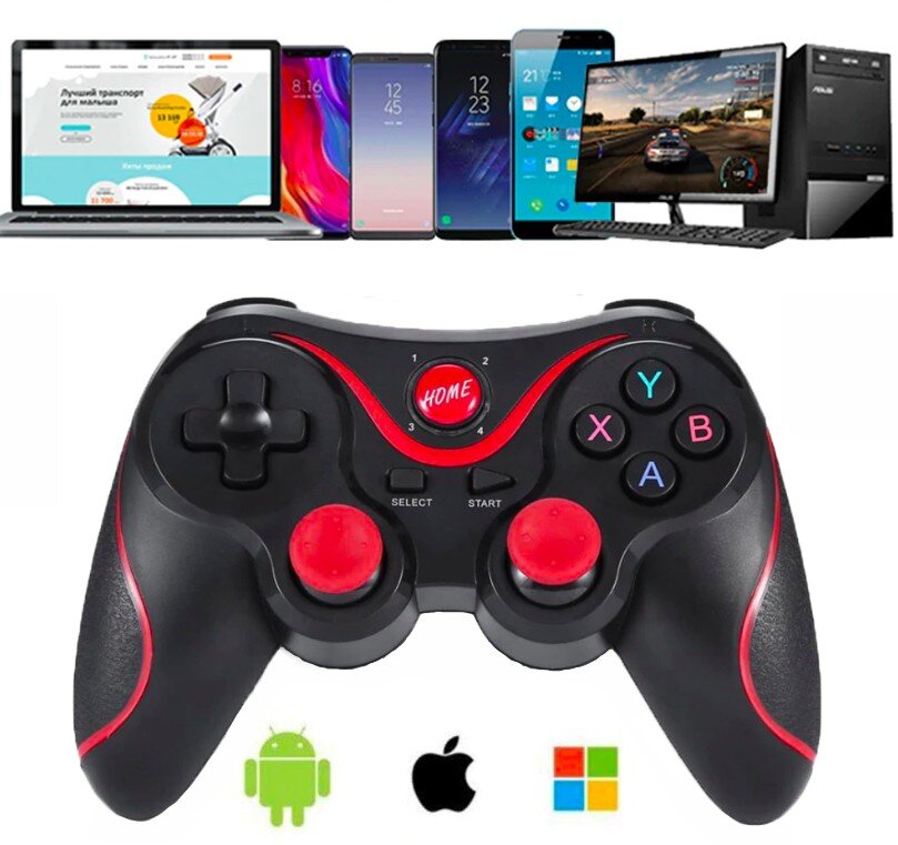 Геймпад (джойстик) беспроводной GEN GAME X3 Bluetooth Красный (2)
