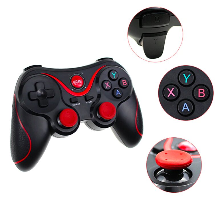 Геймпад (джойстик) беспроводной GEN GAME X3 Bluetooth Красный (5)