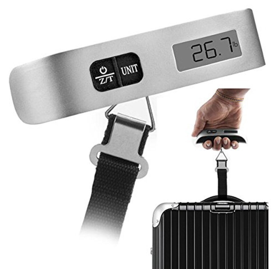 Электронные бытовые весы для багажа (до 50 кг)  (2)
