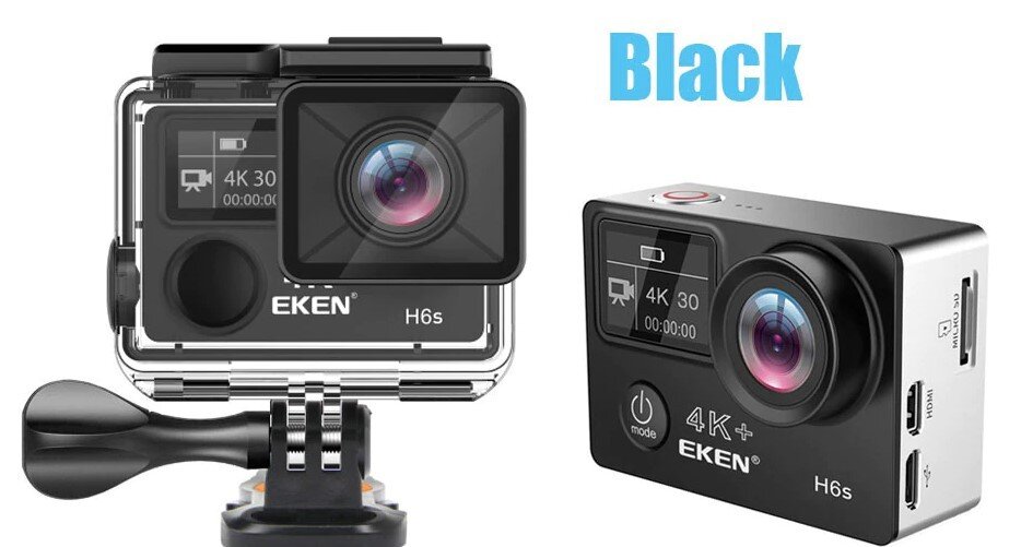 Экшн-камера EKEN H6S Черный (5)