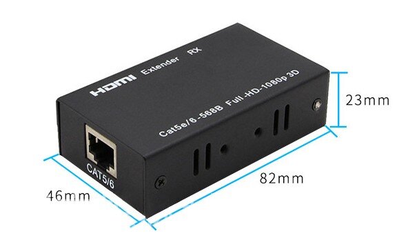 Удлинитель HDMI активный по витой паре RJ45  (2)