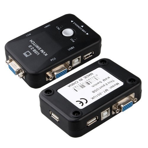 USB-конвертер 2-портовый ручной KVM-переключатель (4)