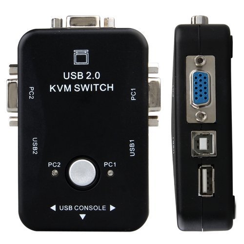 USB-конвертер 2-портовый ручной KVM-переключатель (3)