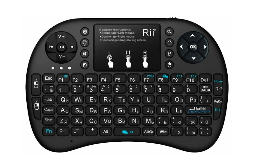 Беспроводная клавиатура Rii mini i8+
