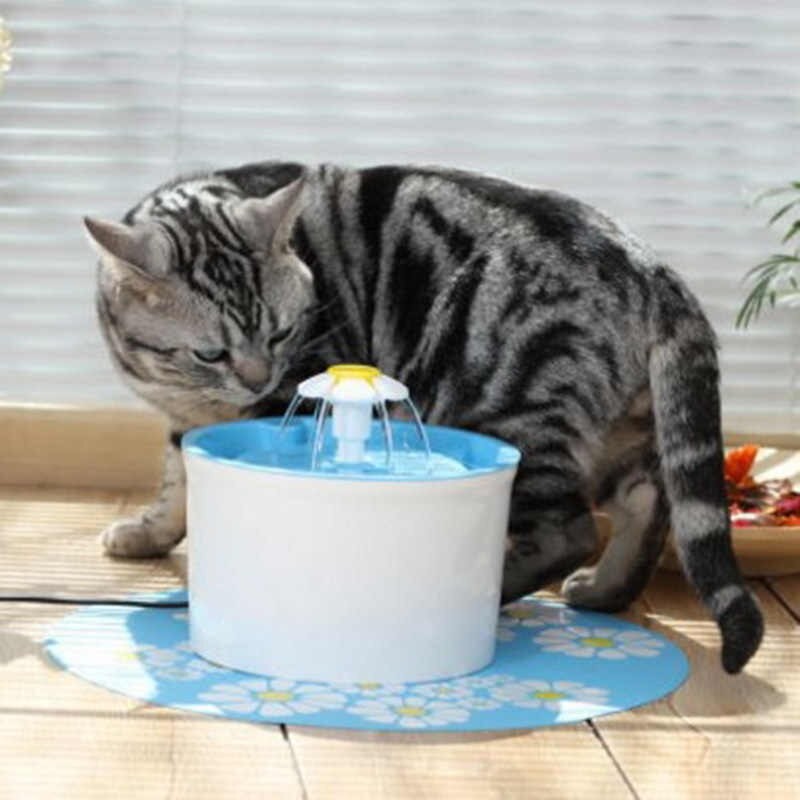 Поилка фонтанчик для кошки, с ковриком