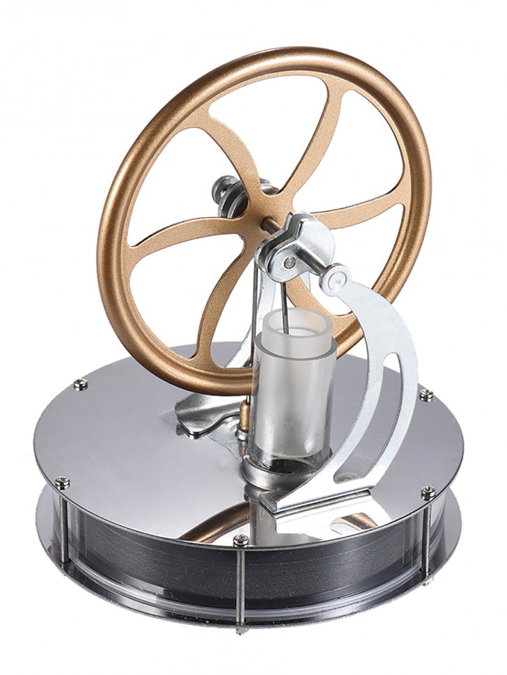 Экспериментальная модель двигателя Стирлинга, паровой двигатель на кружку