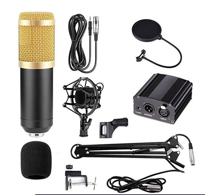 Конденсаторный студийный микрофон BM 800 с фантомным питанием  (2)