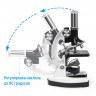 Микроскоп для учебы увеличение 1200х, с аксессуарами