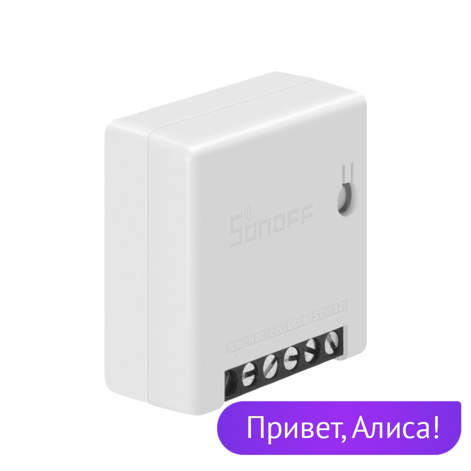Умный Wi-Fi переключатель Sonoff MINIR2 Smart Switch с поддержкой Alexa Voice