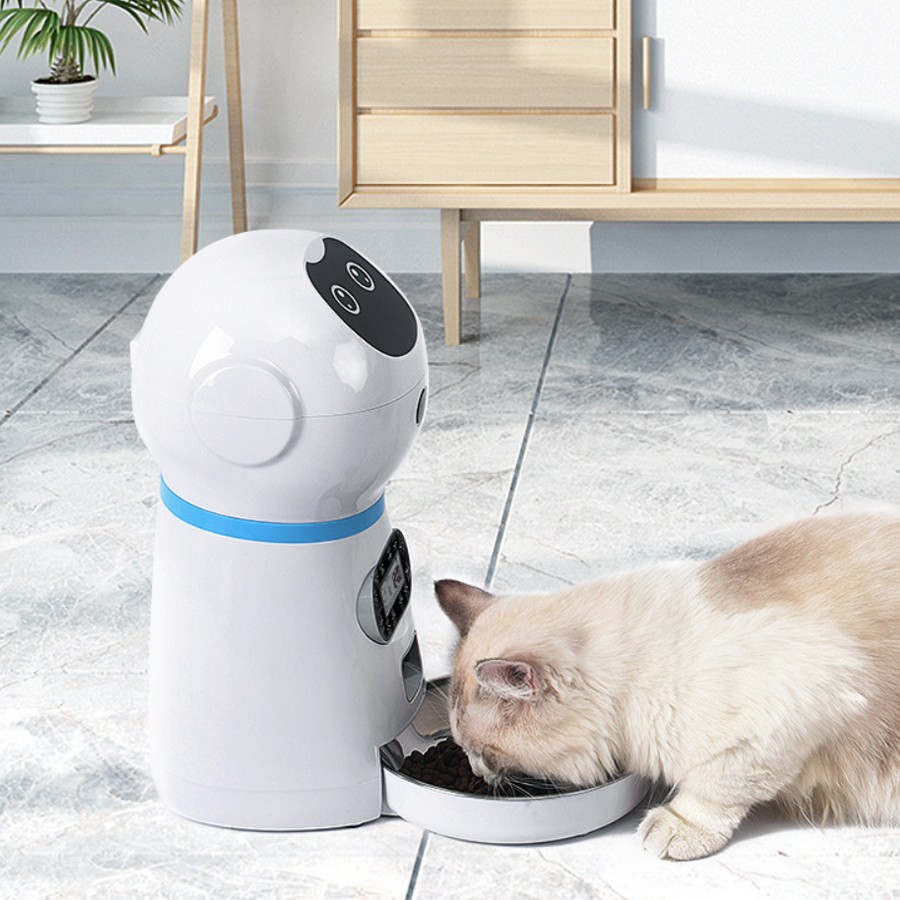Автоматическая кормушка для домашних животных, 3.5 л, с таймером и записью голоса
