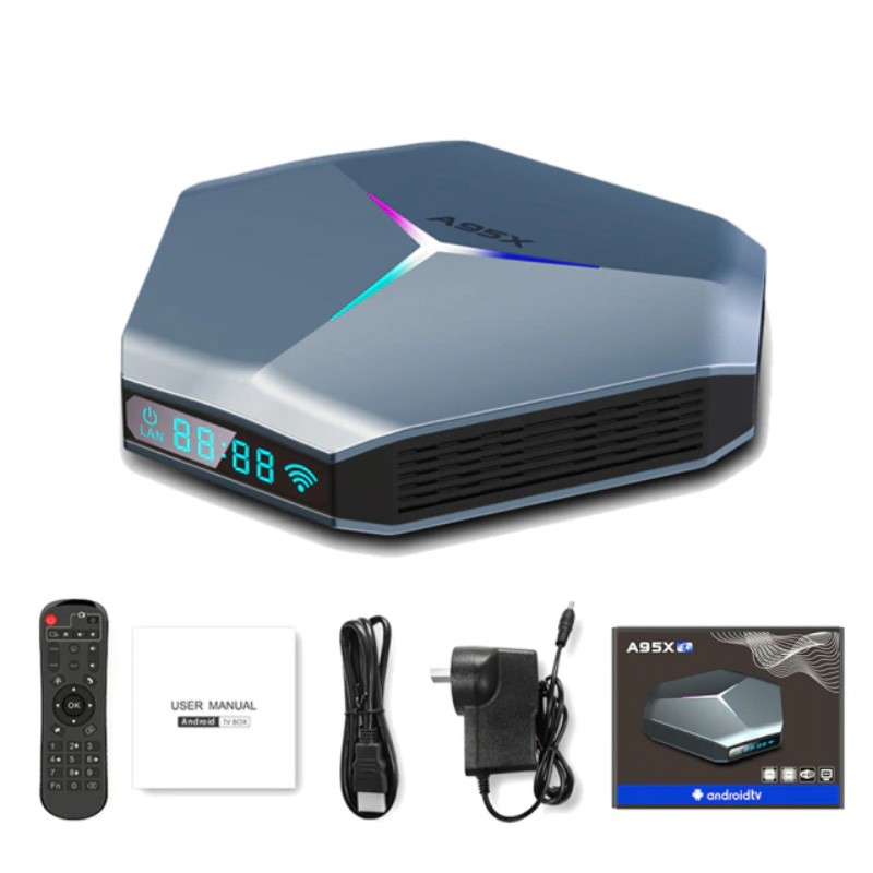 Smart TV приставка A95X F4 4Gb + 128Gb