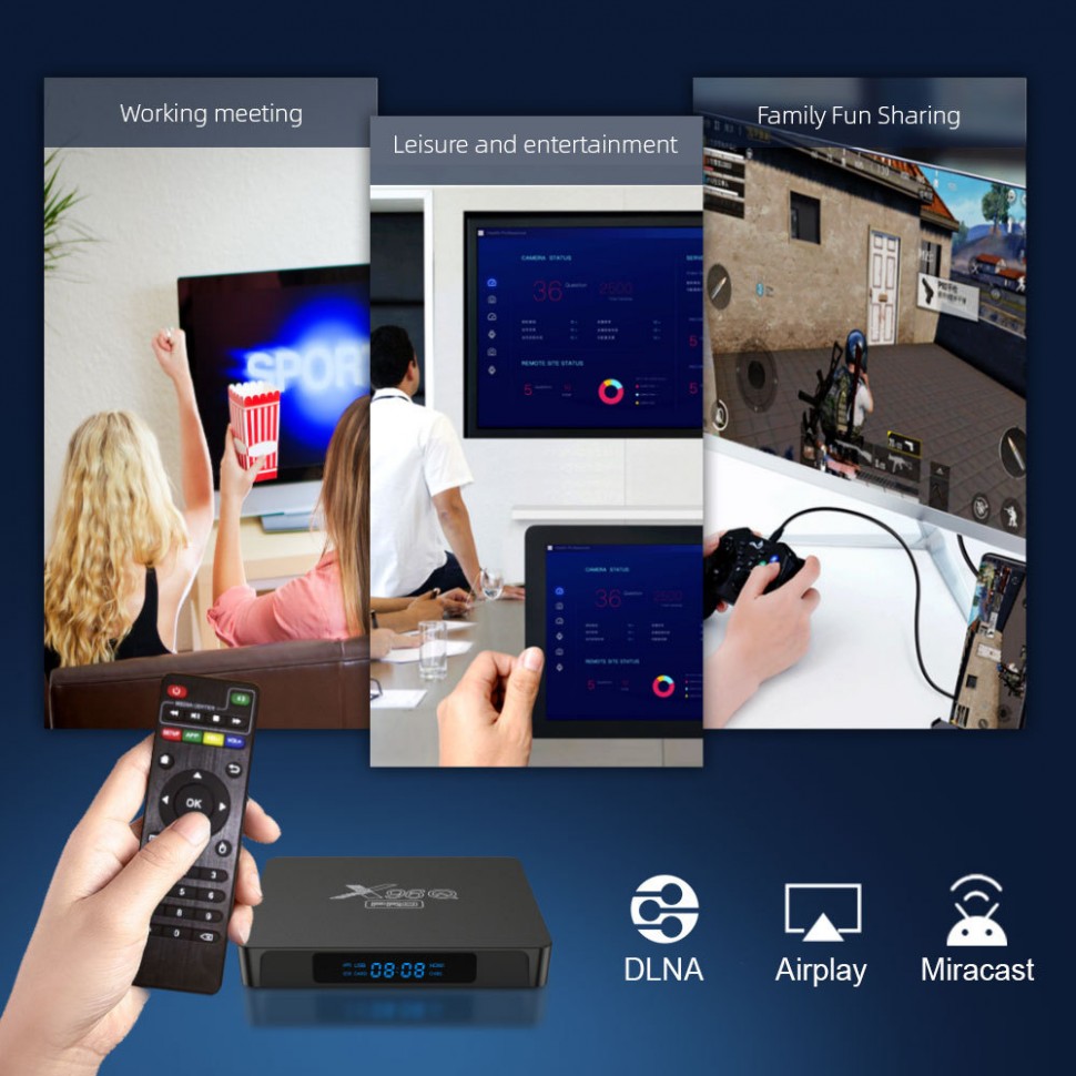 Smart TV приставка X96Q Pro 2G + 16GB