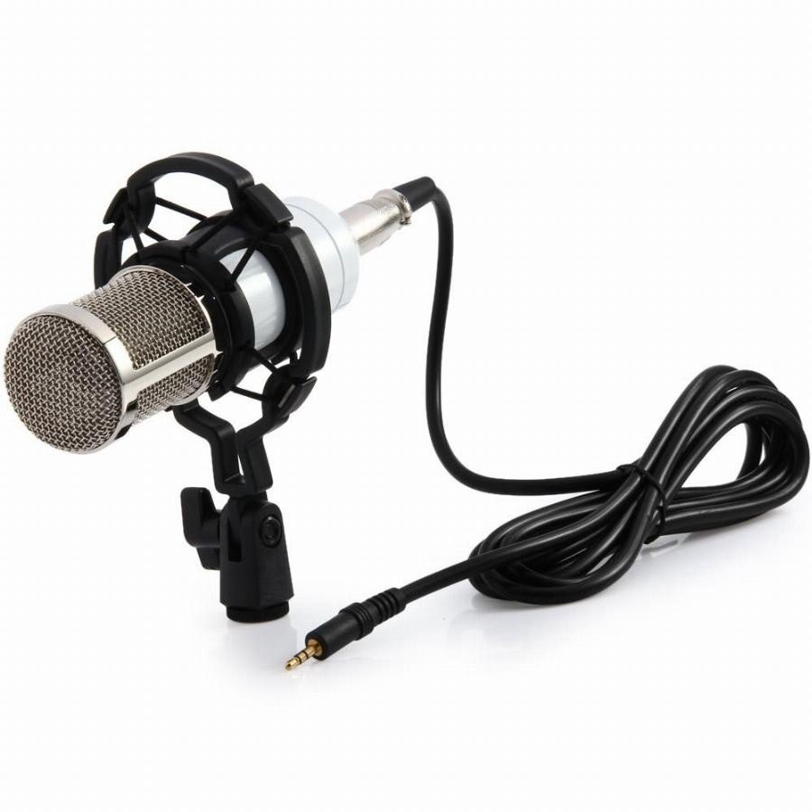 Микрофон студийный конденсаторный BM 800 (Alawrex AX-800) Белый, Серебряный (4)