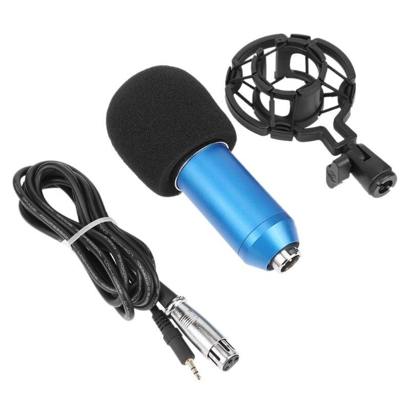 Микрофон студийный конденсаторный BM 800 (Alawrex AX-800) Синий, Серебряный (2)