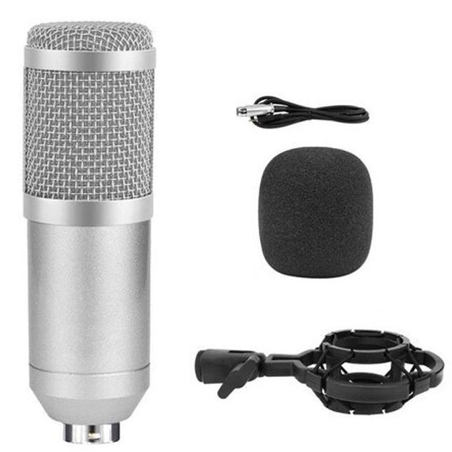 Микрофон студийный конденсаторный BM 800 (Alawrex AX-800) Серебряный (1)
